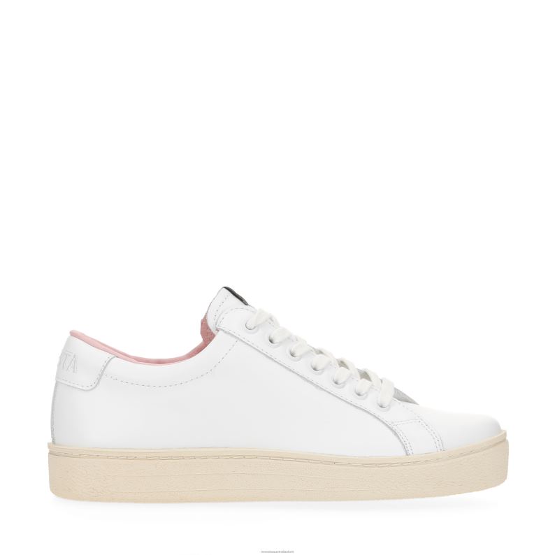 itoh_white_pink_106_ecru_4620j178_novesta_sneakers.jpg Itoh White-Pink/106 Ecru 4620J178 Novesta Sneakers - Image 1