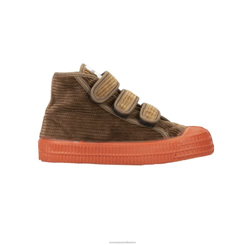 S.D. Kid Vel.Cord Brwn/397 Orn 4620J248 Novesta Vegan Shoes - Image 1