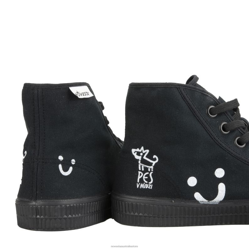 S.D. Pes V Nudzi All Black 4620J216 Novesta Vegan Shoes - Image 4