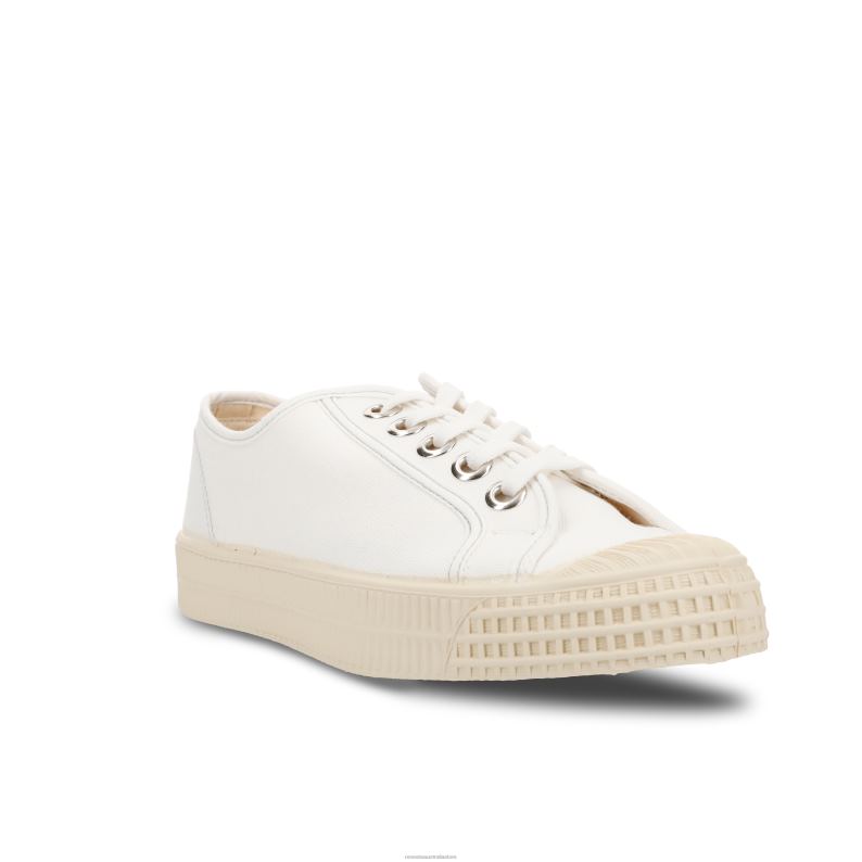 S.M. 10 Wht-20 Grey/106 Ecru 4620J74 Novesta Sneakers - Image 2