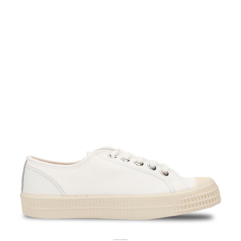 S.M. 10 Wht-20 Grey/106 Ecru 4620J74 Novesta Sneakers - Image 1