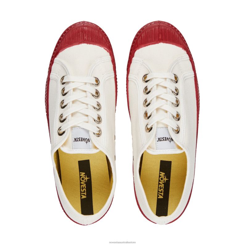 S.M.Kid 10 White/314 Red 4620J272 Novesta Vegan Shoes - Image 3