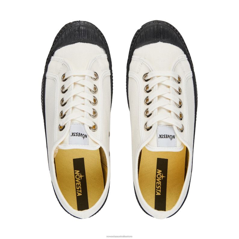 S.M.Kid 10 White/615 Black 4620J270 Novesta Vegan Shoes - Image 3