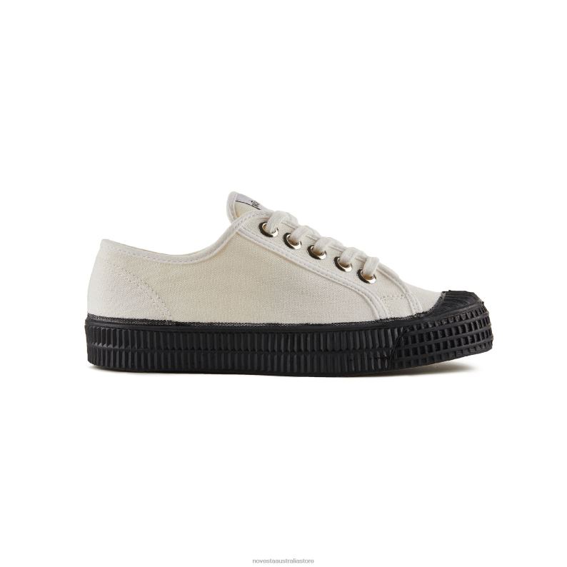 S.M.Kid 10 White/615 Black 4620J270 Novesta Vegan Shoes - Image 1