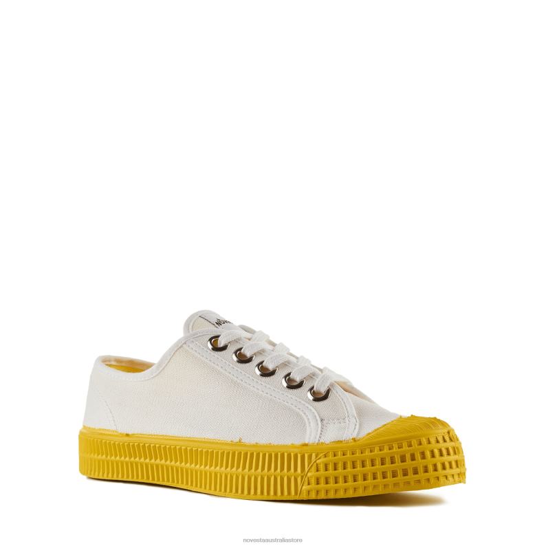 S.M.Kid 10 White/823 Yellow 4620J269 Novesta Vegan Shoes - Image 2