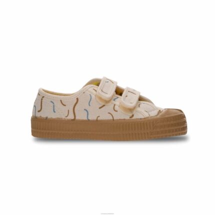 S.M.Kid Vel. 99Bg-Bl.Prnt/Sdlv 4620J296 Novesta Vegan Shoes