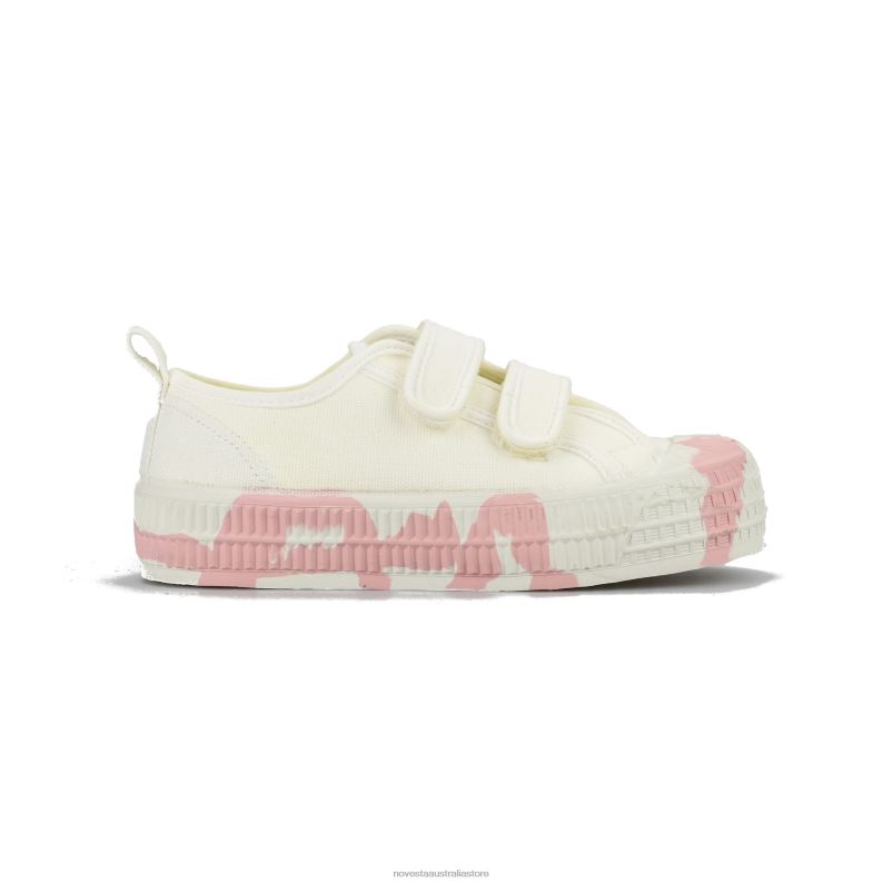 S.M.Kid Vel.Duo 10 Wht/333 Pnk 4620J234 Novesta Vegan Shoes - Image 1