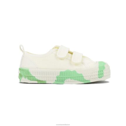 S.M.Kid Vel.Duo 10 Wht/580 Grn 4620J233 Novesta Vegan Shoes