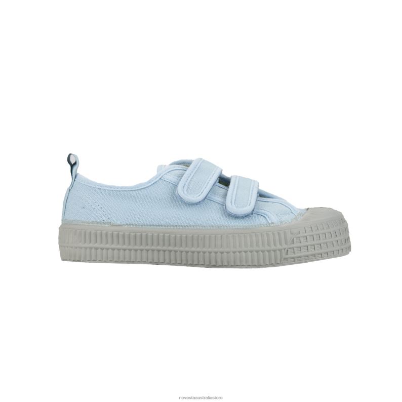S.M.Kid Velcro 09 S.Pm/212 Gry 4620J293 Novesta Vegan Shoes - Image 1