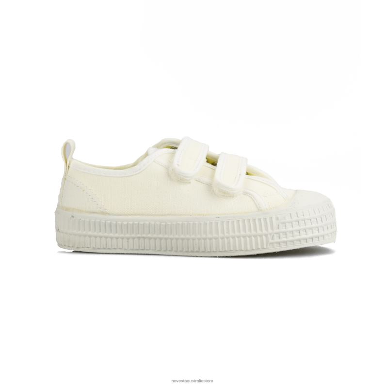 s_m_kid_velcro_10_white_4620j290_novesta_vegan_shoes.jpg S.M.Kid Velcro 10 White 4620J290 Novesta Vegan Shoes - Image 1