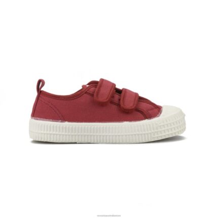 S.M.Kid Velcro 30 Red 4620J268 Novesta Vegan Shoes