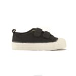 S.M.Kid Velcro 60 Black 4620J266 Novesta Vegan Shoes - Image 3