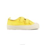 S.M.Kid Velcro 68 Yellow 4620J265 Novesta Vegan Shoes