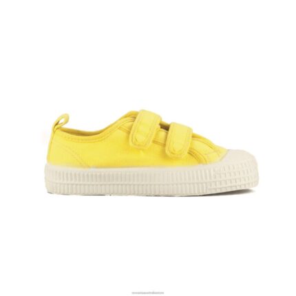 S.M.Kid Velcro 68 Yellow 4620J265 Novesta Vegan Shoes