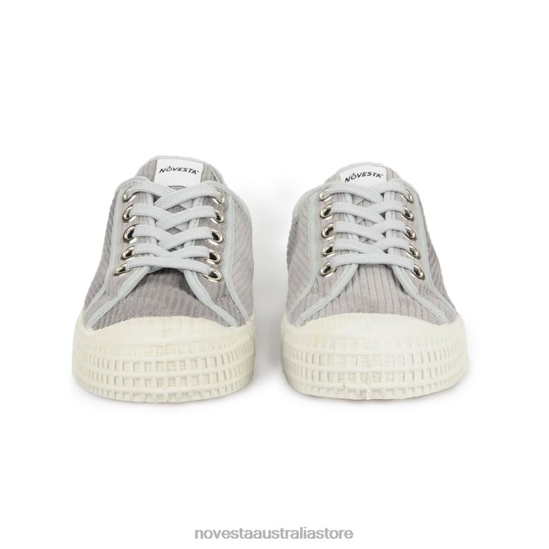 Star Master Corduroy Grey 4620J206 Novesta Vegan Shoes - Image 3
