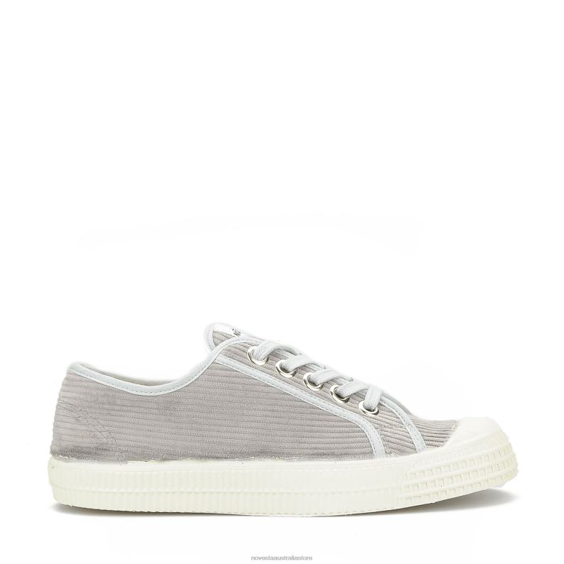Star Master Corduroy Grey 4620J206 Novesta Vegan Shoes - Image 4
