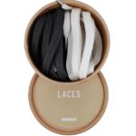 Cotton Shoelaces 10 White/60 Black 4620J314 Novesta Accessories