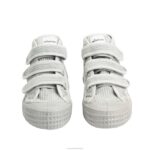 S.D. Kid Vel.Cord Mono Grey 4620J298 Novesta Vegan Shoes - Image 2