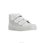 S.D. Kid Vel.Cord Mono Grey 4620J298 Novesta Vegan Shoes - Image 3