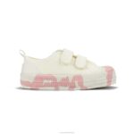 S.M.Kid Vel.Duo 10 Wht/333 Pnk 4620J234 Novesta Vegan Shoes