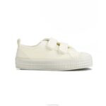 S.M.Kid Velcro 10 White 4620J290 Novesta Vegan Shoes
