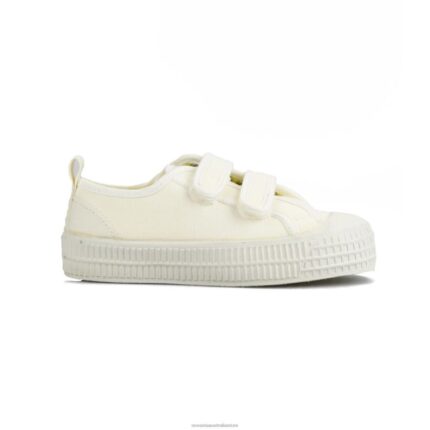 S.M.Kid Velcro 10 White 4620J290 Novesta Vegan Shoes