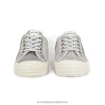 Star Master Corduroy Grey 4620J206 Novesta Vegan Shoes - Image 3
