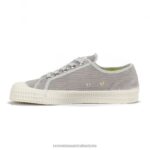 Star Master Corduroy Grey 4620J206 Novesta Vegan Shoes - Image 6